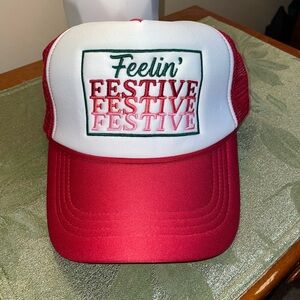 Sale NWT Feelin’ Festive Trucker Hat.